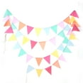 thumbnail image 3 of Colorful Pennants Bunting For Party Celebration, Double-Side Colorful Flag, Reusable For Wedding Bar Restaurant Party, 3 of 8
