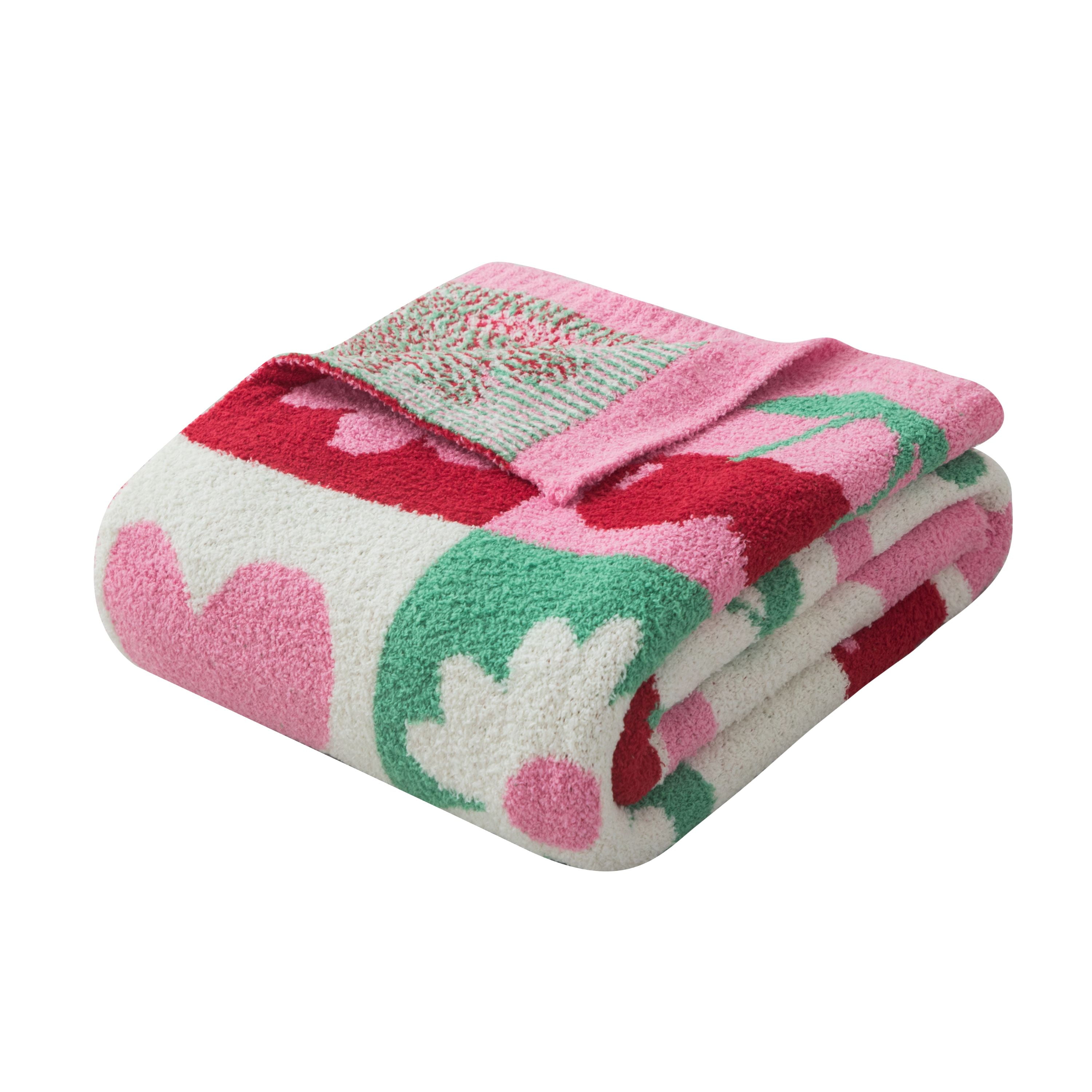MS COZY THROW CHERRY
