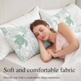 thumbnail image 5 of Green Coastal Body Pillow Covers 20"x60", Sea Turtle Nautical Coral Summer Beach Soft Brushed Microfiber Breathable Throw Pillow Covers, Pillowcase with Zipper for Couch Sofa Bedroom Living Room, 5 of 9