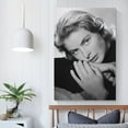 thumbnail image 5 of Actresses from Stockholm Ingrid Bergman Black And White Retro Poster Wall Art Poster Gifts Bedroom Prints Home Decor Hanging Picture Canvas Painting Posters 12x18inch(30x45cm), 5 of 6