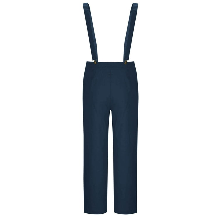 hotojiny Men's Overalls Baggy Workwear Loose Fit Lightweight