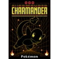 thumbnail image 2 of Boy's Pokemon Charmander Retro Grid  Graphic Tee Black Large, 2 of 5