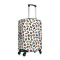 thumbnail image 3 of Xecao Colorful Numbers print Elastic Luggage Cover, with double-sided print , is perfect for travel, business, and daily use (NOT included luggage!), 3 of 9