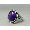 thumbnail image 4 of Heaven Crafts Genuine Amethyst Ring 925 Sterling silver Bohomian Jewelry Promise Ring For Her, 4 of 6