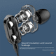 thumbnail image 5 of Auriculares intrauditivos con control de cable y bobina móvil dual de cuatro núcleos para Apple, Android, Huawei, OPPO, Xiaomi vivo, auriculares para teléfono móvil, 5 of 6