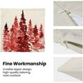 thumbnail image 6 of Christmas Pillow Covers 18 X 18 Inch Set of 2, Red Christmas Trees Decoration Throw Pillow Covers Holiday Farmhouse Winter Pillowcase for Couch Home Sofa Indoor Outdoor Decor, 6 of 6