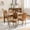 Orange, variant on MIKIBAMA Olive Green PU Upholstered Dining Chair, Set of 2