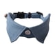 thumbnail image 1 of Zhuge Collar para gatos con hebilla ajustable, de seguridad, suave, para perros pequeños o gatos, azul cielo vaquero, 1 of 4