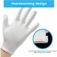 thumbnail image 3 of 5Pairs(10Pcs) Moisturizing Gloves Overnight, Cotton Gloves for Dry Hands Eczema,White Cotton Gloves for Men and Women,Washable SPA Cotton Inspection Gloves, One Size Fit Most Cloth Gloves…, 3 of 5
