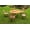 Brown 3, variant on Grade-A Teak Dining Set: 3 Seater 4 Pc: 60" Round Table And 3 Mas Stacking Arm Chairs Outdoor Patio WholesaleTeak #WMDSMSy