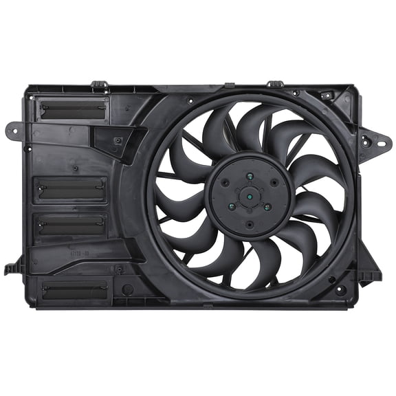 ECCPP Engine Radiator Cooling Fan Assembly 4-Pin Single Fan for Chevy for Malibu 2016-2020
