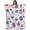 White, variant on Blue Red Ice Cream Blanket Soft Cozy Warm Throw Blanket for Couch, Plush Fuzzy Flannel Blankets for Sofa, 4th of July 250th Anniversary Bed Blankets Lightweight Gifts for Women, 40"x60"