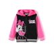 thumbnail image 1 of Chaqueta con capucha Disney Minnie para niñas pequeñas con lentejuelas rosas y cremallera 4-5T, 1 of 6
