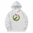 thumbnail image 5 of Spazoro Girls Hooded Sweatshirts, Long Sleeve Soft & Comfy Fashion Cute Print Fall Winter Tops for Girls White Size 4 T, 5 of 6