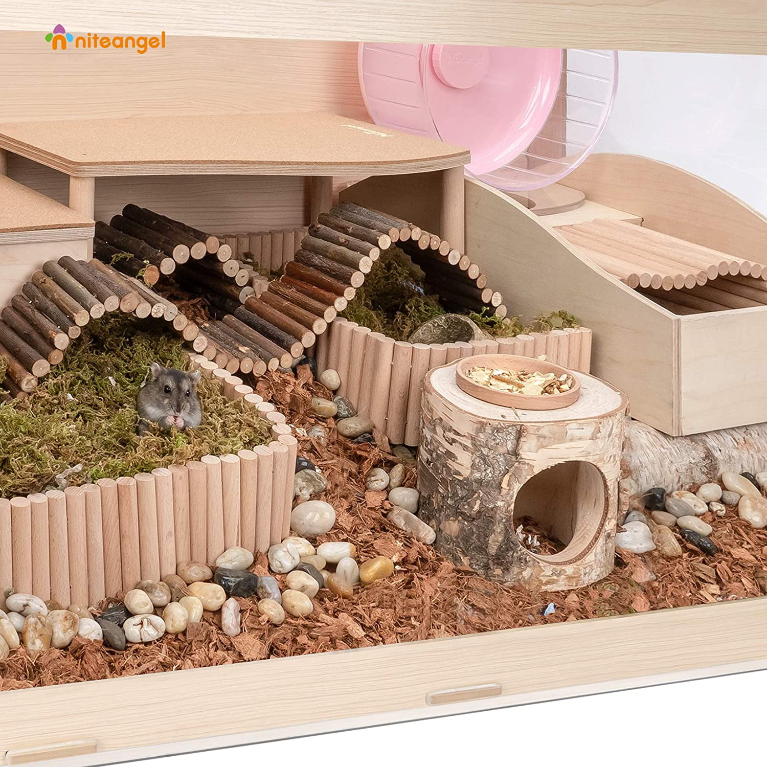 NEW NiteangeL Natural Living Tunnel System Small Animal House FREE SHIPPING 