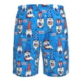 thumbnail image 6 of Naloa Gnomes in USA Men's Beach Shorts, Surfing shorts, Swim trunks, Quick Dry Swim Trunks for Surfing Beach Fun - 3X-Large, 6 of 9