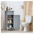 Bathroom Floor Single Door Floor Storage Organizer