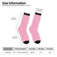 thumbnail image 2 of KLL Snowflake pink backgrounds Print Cool Socks Men's Women's Crew Socks Funny Crazy Novelty Stockings, 2 of 6