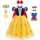 thumbnail image 1 of Vestido de Blancanieves para niña, traje bordado de lujo con capa para niño, disfraz de princesa clásica, trajes de Cosplay de Halloween Fivean unisex, 1 of 2