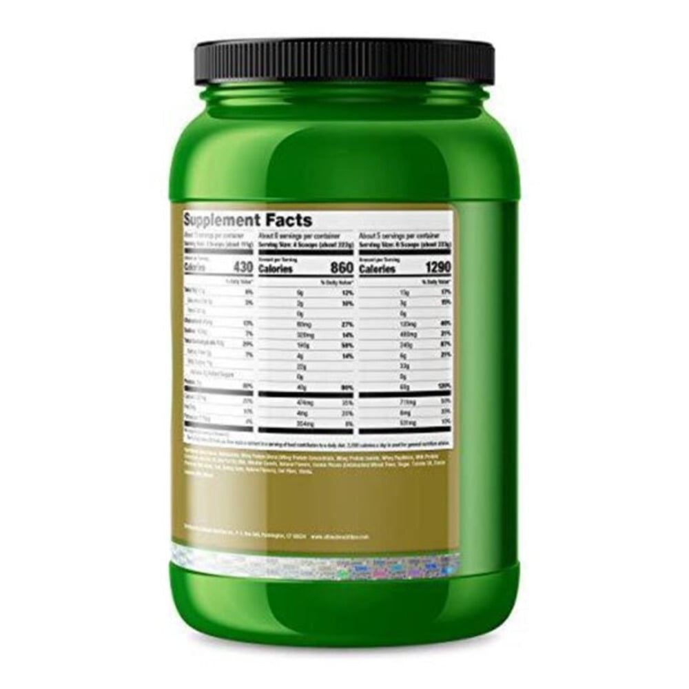 Ultimate Nutrition Natural Gainz Whey Protein Powder Isolate-3.6lb