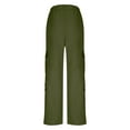 thumbnail image 6 of Women's Hiking Cargo Pants Baggy High Waisted Sweatpants Qucik Dry Pants with Pockets Casual Wide Leg Lightweight Y2K Trousers Casual Loose Streetwear, 6 of 8