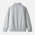 thumbnail image 5 of Winter Jackets for Men Fashion Casual Coat Solid Color Zipper Pockets Long Sleeve Outwear Coat, 5 of 8