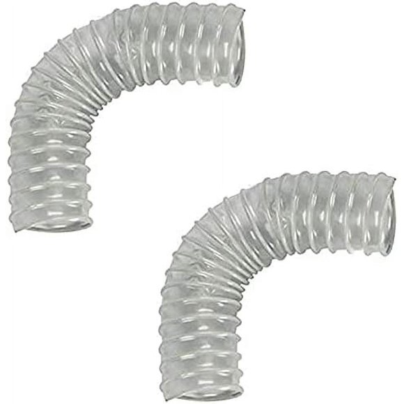 AMERTEER 2 Packs 1-1/2” Lower Duct Hose - for Shark Rotator Vacuum Cleaner Motorized Floor Nozzle Hose - Compatible with Shark Rocket Vacuum Accessories NV341 NV470 NV500 NV501 UV560