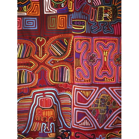 Native Indian Artwork, Mola, Panama Print Wall Art By Bill Bachmann