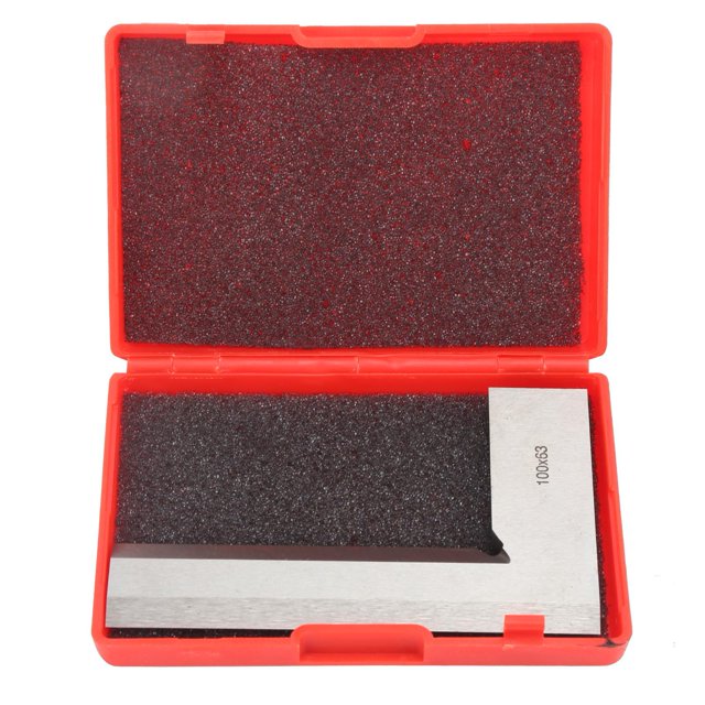 Knife Edge Ruler, Stainless Steel Industrial Knife Edge Ruler Knife Edge Square 3.9 X 2.5in Useful For Marking On Parts
