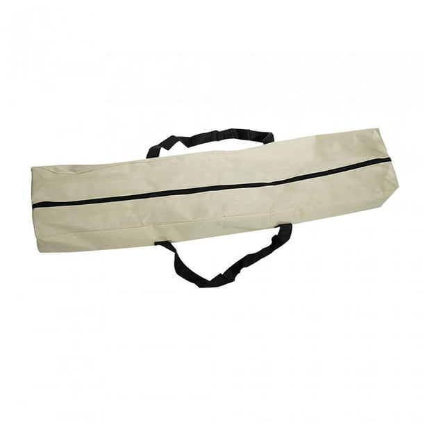 Bolsa de viaje tipo lona, bolsa de almacenamiento para acampar, bolso de hombro, equipaje de mano Beige 65x22x16cm