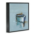 thumbnail image 3 of Stupell Industries Calm Water Reflection Boat Black Framed Giclee Art design by Ethan Harper, 24 x 24, 3 of 8