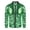 Green, variant on Men Shiny Metallic Silver Bomber Jacket, Ribbed Cuff Collar Zip Up Lightweight Party Club Varsity Coat