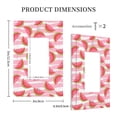 thumbnail image 3 of Balery Sweet Watermelon for Duplex Wall Plates Kit, Electrical Outlet Covers, Standard Size 1-Gang 5.0" x3.0", Electric Receptacle Plug Covers-Style U, 3 of 6