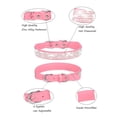 thumbnail image 3 of Collier pour Chien en Cuir Suédé Réglable, Collier pour Petit Chien Rose, Collier pour Chat, Collier pour Chien en Strass -GSLA, 3 of 5