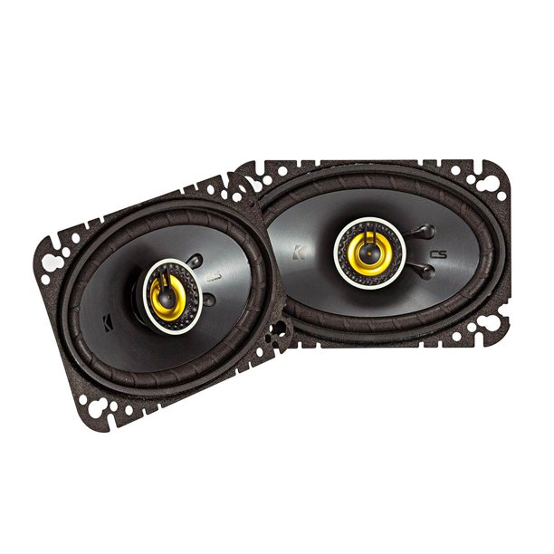 Kicker CS Series CSC46 4 x 6 Inch Car Audio System Speaker, Yellow (2