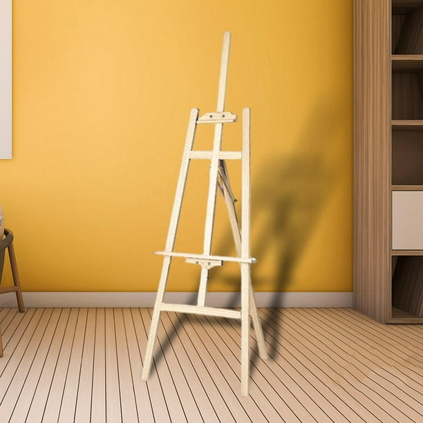 Adjustable height easel 1.5M High quality yellow pine easel stand