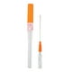 thumbnail image 2 of 10 piezas de agujas desechables estériles para piercing corporal para nariz, oreja, labio (naranja 14G), 2 of 9