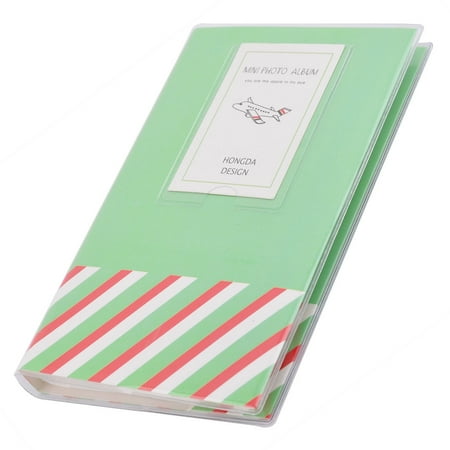 Memo Case - Outside Tour Memories PVC Stripes Pattern Photo Picture Card Memos Case Album