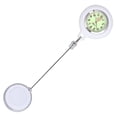 thumbnail image 2 of Badge Reel Pocket Watch Fashion Pocket Watch Clip-on Pocket Hanging Watch Creative Pocket Hanging Watch Test Watch for Students (White Luminous), 2 of 3