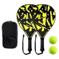 thumbnail image 1 of harper Padel Racket Competition Practical Premium Padel Racquet Lightweight Comfortable 2 Pieces Racket Set, 1 of 10