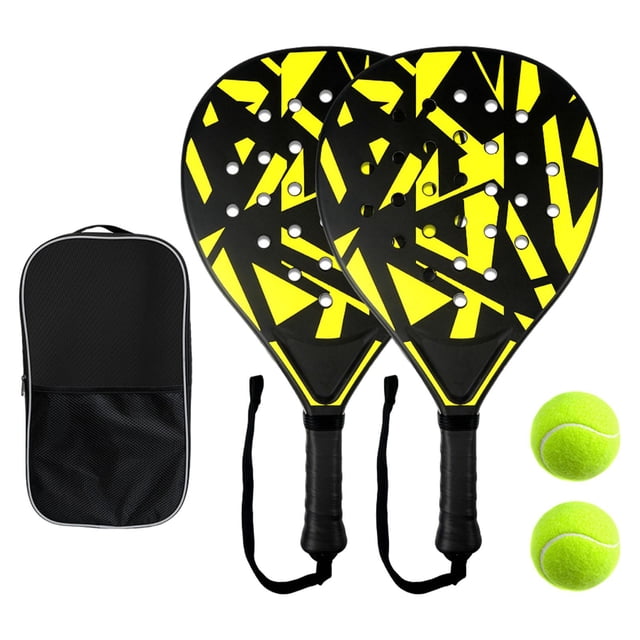 harper Padel Racket Competition Practical Premium Padel Racquet Lightweight Comfortable 2 Pieces Racket Set