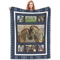 thumbnail image 5 of Zebra Blanket Zebra Print Throw Blankets Cozy Fleece Flannel Blanket Plush Lightweight Blanket Zebra Decor Gifts for Men Women Girls Boys Adults for Couch Sofa Bed 60"X80", 5 of 6