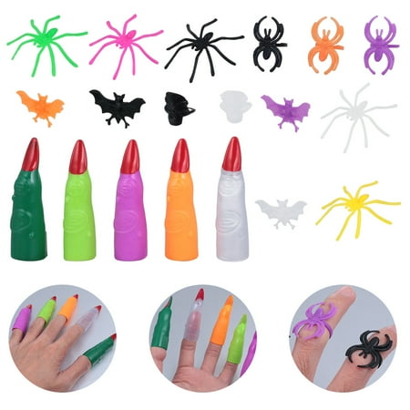 

90 Pcs Halloween Toys Gift Bag Halloween Toys Assortment Spiders Toys