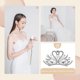 thumbnail image 4 of Corona de cisne para novia, corona de novia para boda, tiara femenina, corona para la cabeza para mujer, joyería, 4 of 6