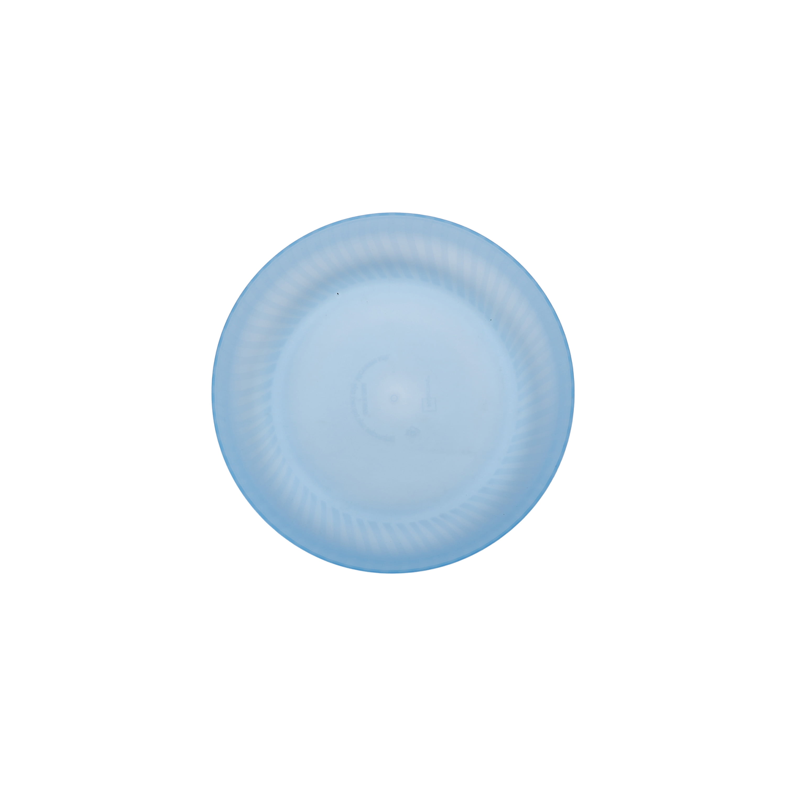 Mainstays - Blue Round Plastic Swirl Pattern Dinner Bowl, 42-Ounce