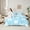 Blue S, variant on Homewish Kawaii Bow Letter C Twin Bedding Sets 7-Piece for Girl, Blue Cartoon Monogrammed Bedding Comforter Set, Cute Princess Bow-tie Reversible Sheet Sets, Microfiber Bedroom Decor
