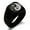 Black, variant on Stainless Steel Bonsai Tree Yin Yang Engraved Square Flat Top Biker Style Polished Signet Ring