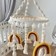 thumbnail image 3 of Boho Kids Room Crib Rainbow Hanging Decoration Newborn Shower Gift, 3 of 7