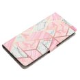 thumbnail image 4 of For Huawei Mate 60 Colored Drawing Leather Phone Case(Pink Marble),iPhone 16 Pro Max, 4 of 6