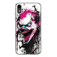 thumbnail image 1 of MUNDAZE Apple iPhone XR Shockproof Clear Hybrid Protective Phone Case Evil Joker Face Painting Graffiti Cover, 1 of 5